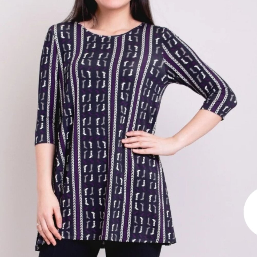 Blue Sky Perfect Tunic - Barbie Bling - NWT